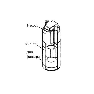 Фильтр Pumpman амортизатор ВИБ-А для вибрационных насосов с нижний забором