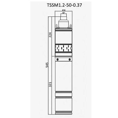 Насос скважинный Pumpman TSSM0.8-50-0.37