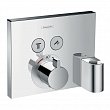 Термостатический смеситель HansGrohe HG ShowerSelect для 2 потребителей СМ хром