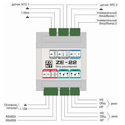 Блок расширения TVP Electronics ZE-22 для ZONT H2000+ PRO